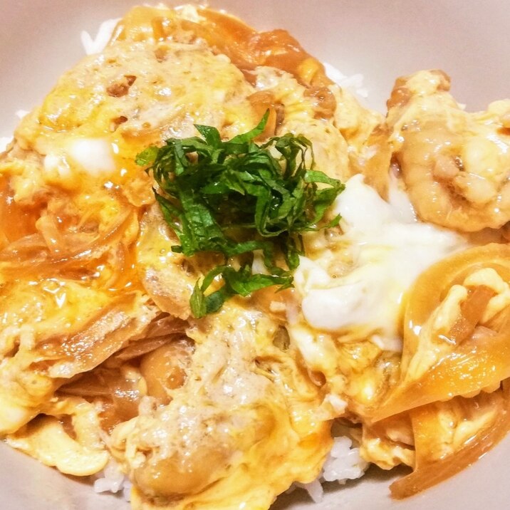 我が家のこだわりの親子丼